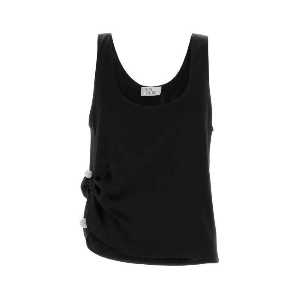 Giuseppe Di Morabito Women Black Satin Top
